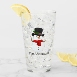 Copo De Pint Vidro Design Bebendo de Neve