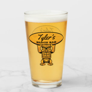 Copo De Pint Vidro do Bar de praia do Tyler