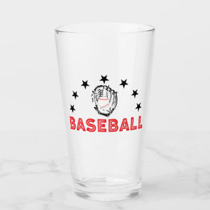 Copo De Pint Vidro do Bebendo de beisebol