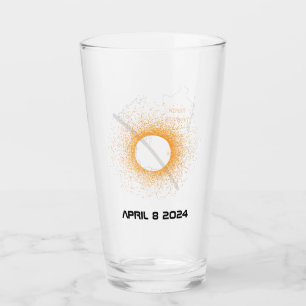 Copo De Pint Vidro do Bebendo Eclipse Solar
