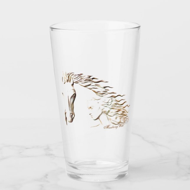 Copo De Pint Vidro do Bebendo WildWind (Frente)