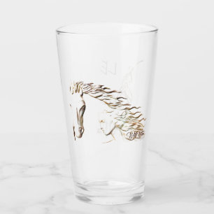 Copo De Pint Vidro do Bebendo WildWind com Feather & Archer 
