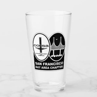 Copo De Pint Vidro do clube de estacionamento SFBA CORSA