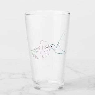 Copo De Pint Vidro do colibri