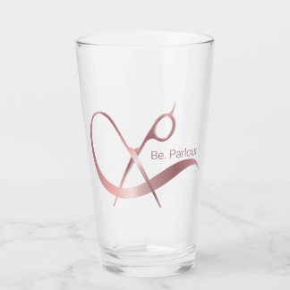 Copo De Pint Vidro do logotipo para Be. Parlor.