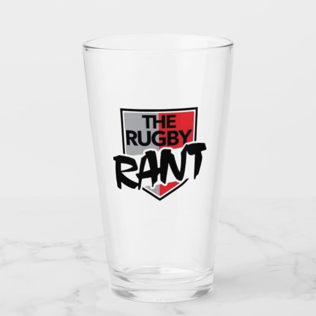 Copo De Pint Vidro do Rugby Rant Pint (Frente)