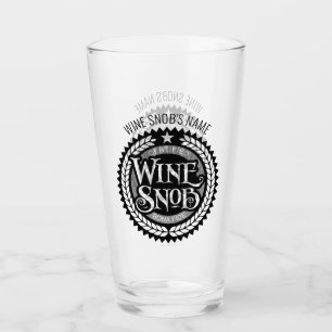 Copo De Pint Vidro esnobe