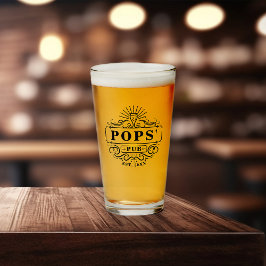 Copo De Pint Vidro Personalizado Por Ano Estabelecido