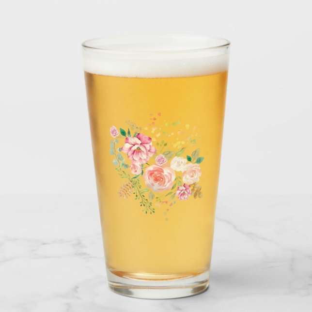 Copo De Pint Vidro primavera (Frente (Preenchido))