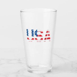 Copo De Pint Vidro "USA"