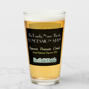Copo De Pint Vidros de Concessão de Cinema Doméstico