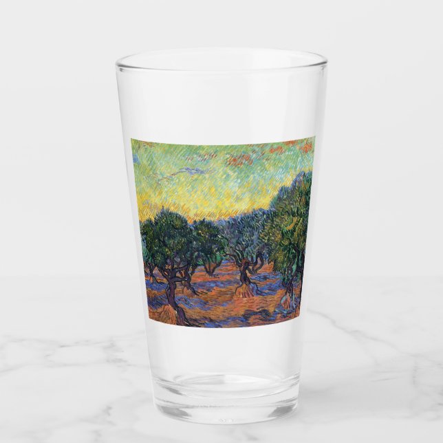 Copo De Pint Vincent Van Gogh Oliveira Impressionismo Arte (Frente)
