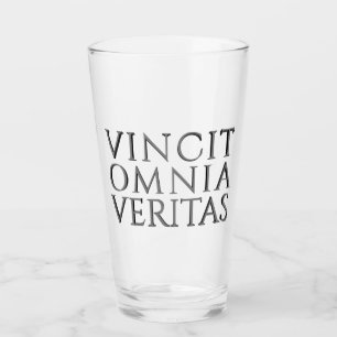 Copo De Pint VINCIT OMNIA VERITAS - Vidro claro
