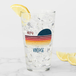 Copo De Pint Vintage 1979 Retro Stripe Sun