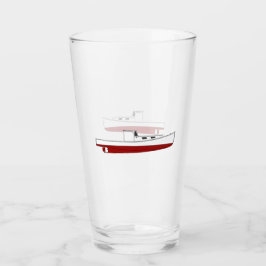 Copo De Pint Vintage - Barcos de Lagosta do Maine do Redor