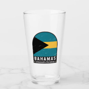 Copo De Pint Vintage com desconforto na bandeira das Bahamas