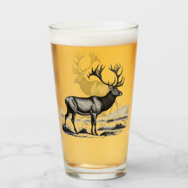 Copo De Pint Vintage Engrave de um Caribe