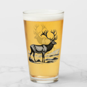 Copo De Pint Vintage Engrave de um Caribe