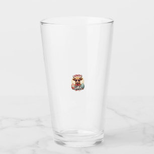 Copo De Pint Vintage Howdy Honey Páscoa Vaca Highland Fofa Bunn