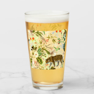 Copo De Pint Vintage Modern Flower Jungle Tropical