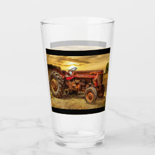 Copo De Pint Vintage Red Fazenda Trator