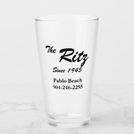 Copo De Pint Vintage Retro Custom Business Pint Glass