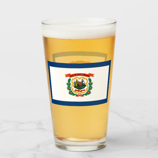 Copo De Pint Virgínia Ocidental (Frente (Preenchido))