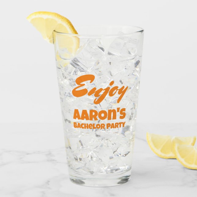Copo De Pint Visão Cênica na Festa Noturna de Bachelor (Gelo frontal)
