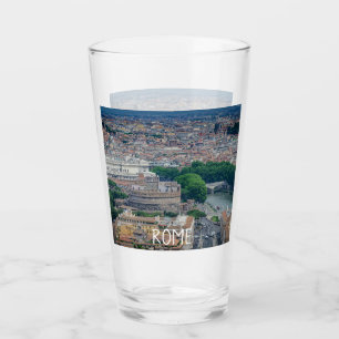 Copo De Pint Vista do centro histórico da cidade de Roma de cim