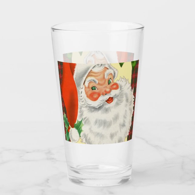 Copo De Pint Vitoriano Papai Noel Retro Natal (Frente)
