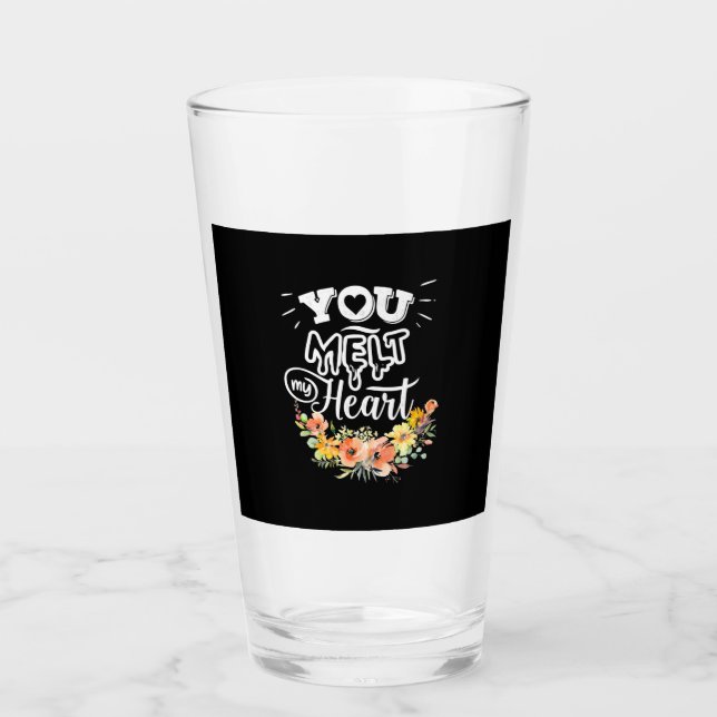 Copo De Pint Você Derrete Meu Coração (Frente)