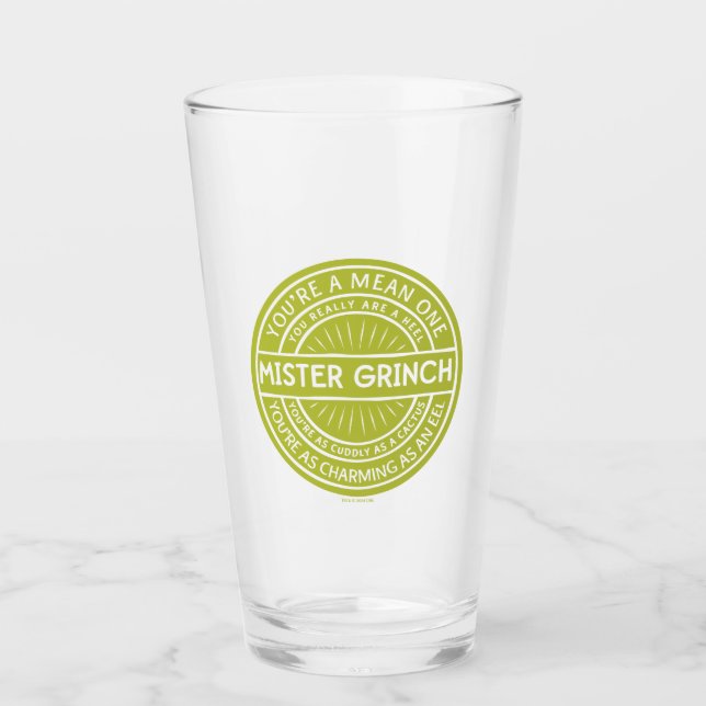 Copo De Pint Você é um Mauzinho Senhor Grinch (Frente)