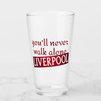 Copo De Pint Você nunca andará sozinho Liverpool