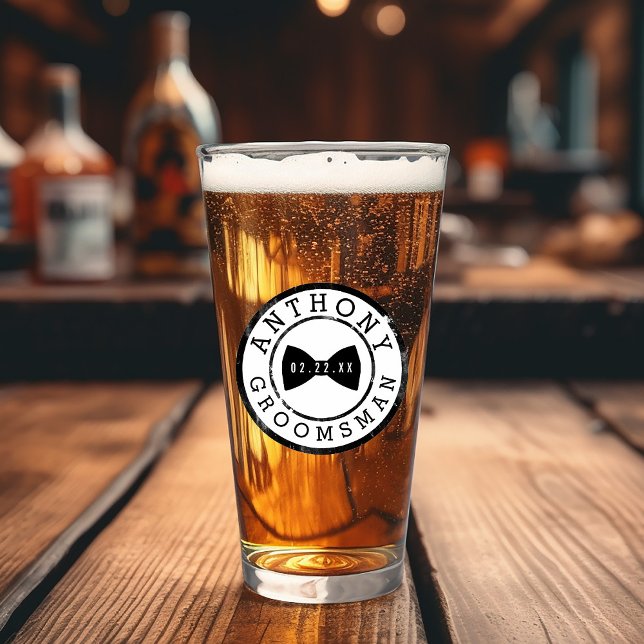 Copo De Pint Você Será Meu Presente De Padrinho de casamento? (Criador carregado)