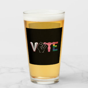 Copo De Pint Vote pelos Direitos das Mulheres Feministas Livros