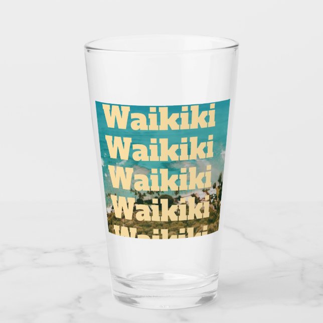 Copo De Pint Waikiki, Honolulu, Oahu, Havaí (Frente)