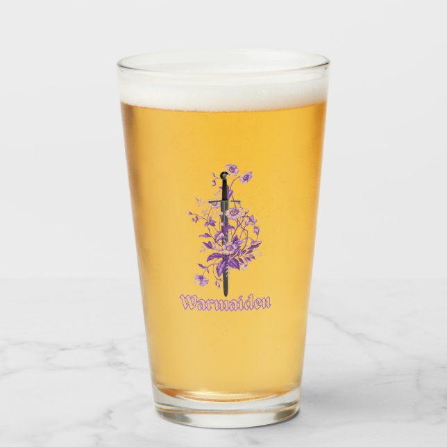 Copo De Pint Warmaiden - Glass Tumbler (Frente (Preenchido))