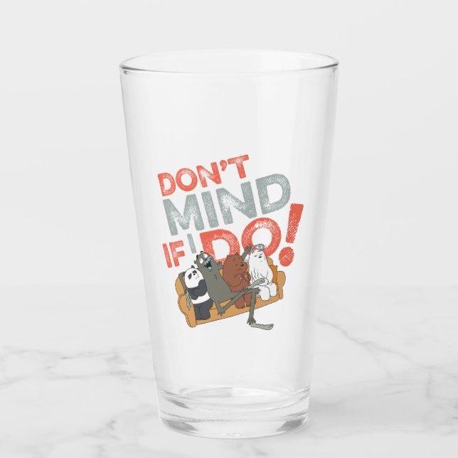 Copo De Pint We Bare Bears & Charlie - Don't Mind If I Do! (Frente)