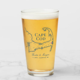Copo De Pint Wequassett Resort Cape Cod Map Casamento Favor Pon