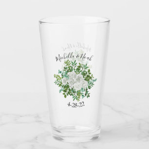 Copo De Pint White Rose Wedding Floral Classic