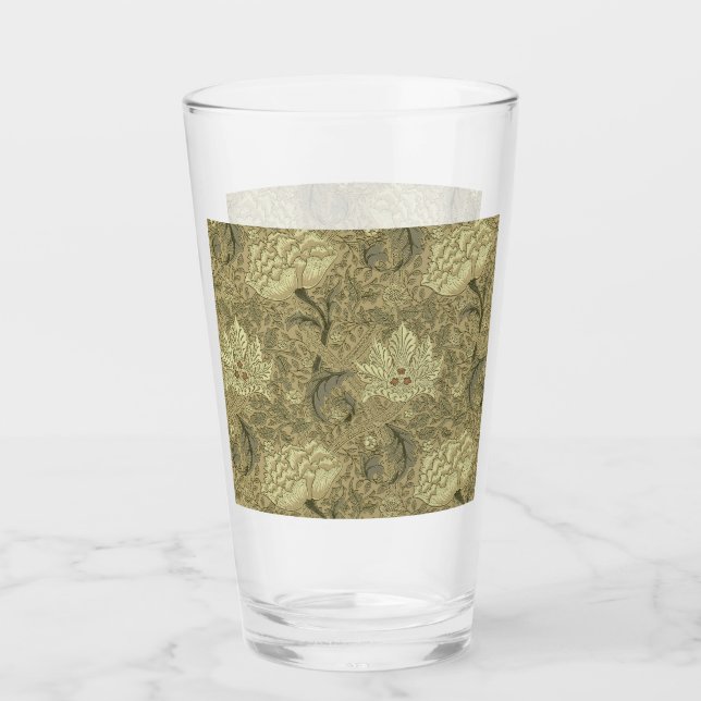 Copo De Pint William Morris Windrush Wallpaper Pattern (Frente)