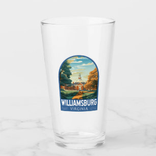 Copo De Pint Williamsburg Virginia Viagem Art Vintage
