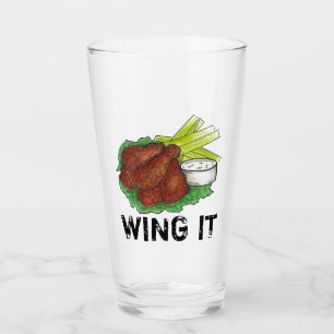 Copo De Pint Wing It Spicey CHURRASCO Buffalo Galinha