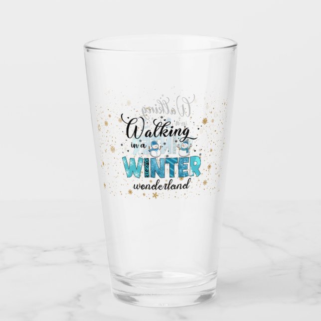 Copo De Pint Winter Wonderland Customize (Frente)
