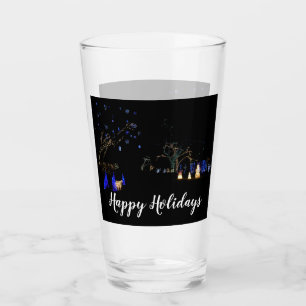 Copo De Pint Winter Wonderland Lights Blue and White Holiday