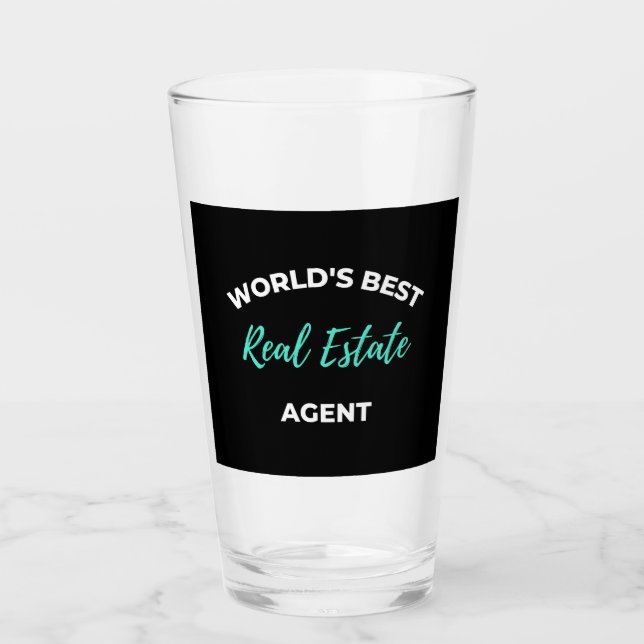 Copo De Pint World's Best Real Estate Agent (Frente)