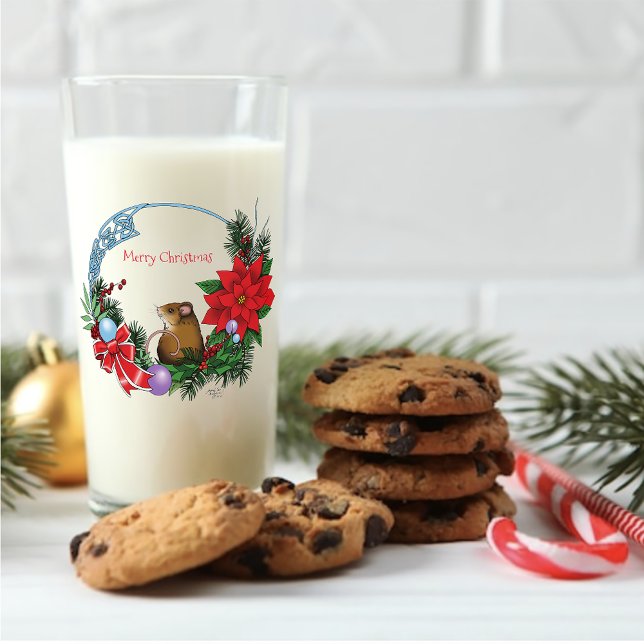 Copo De Pint Wreath do rato de Natal (Criador carregado)