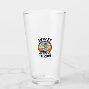 Copo De Pint WWJT O Que Jesus Lançaria Camiseta de Disco Vintag