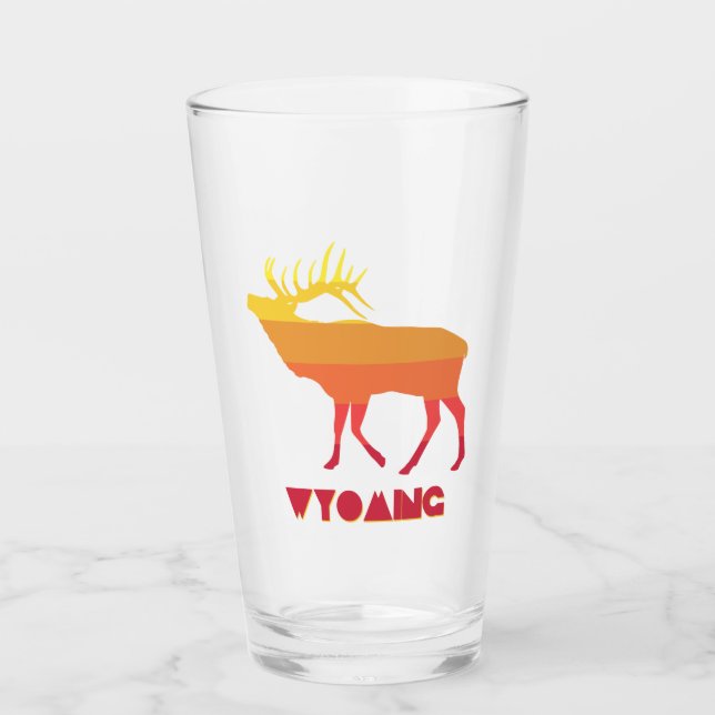 Copo De Pint Wyoming Elk (Frente)