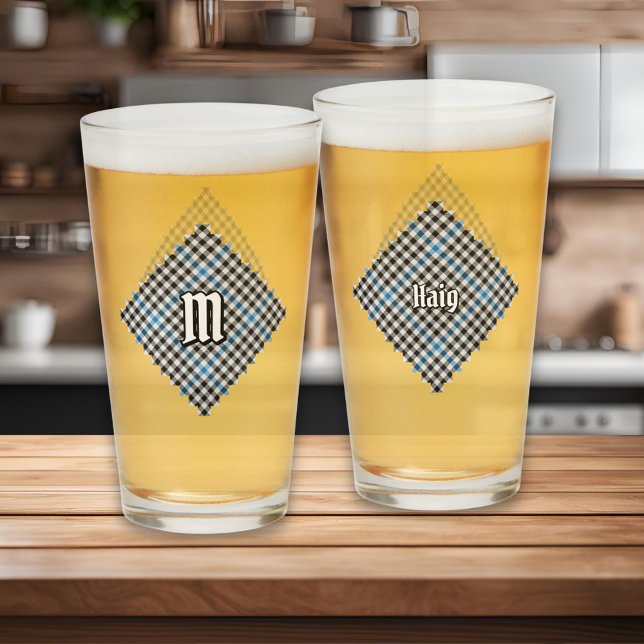 Copo De Pint Xadrez Clan Haig Verificar Tartan (Criador carregado)